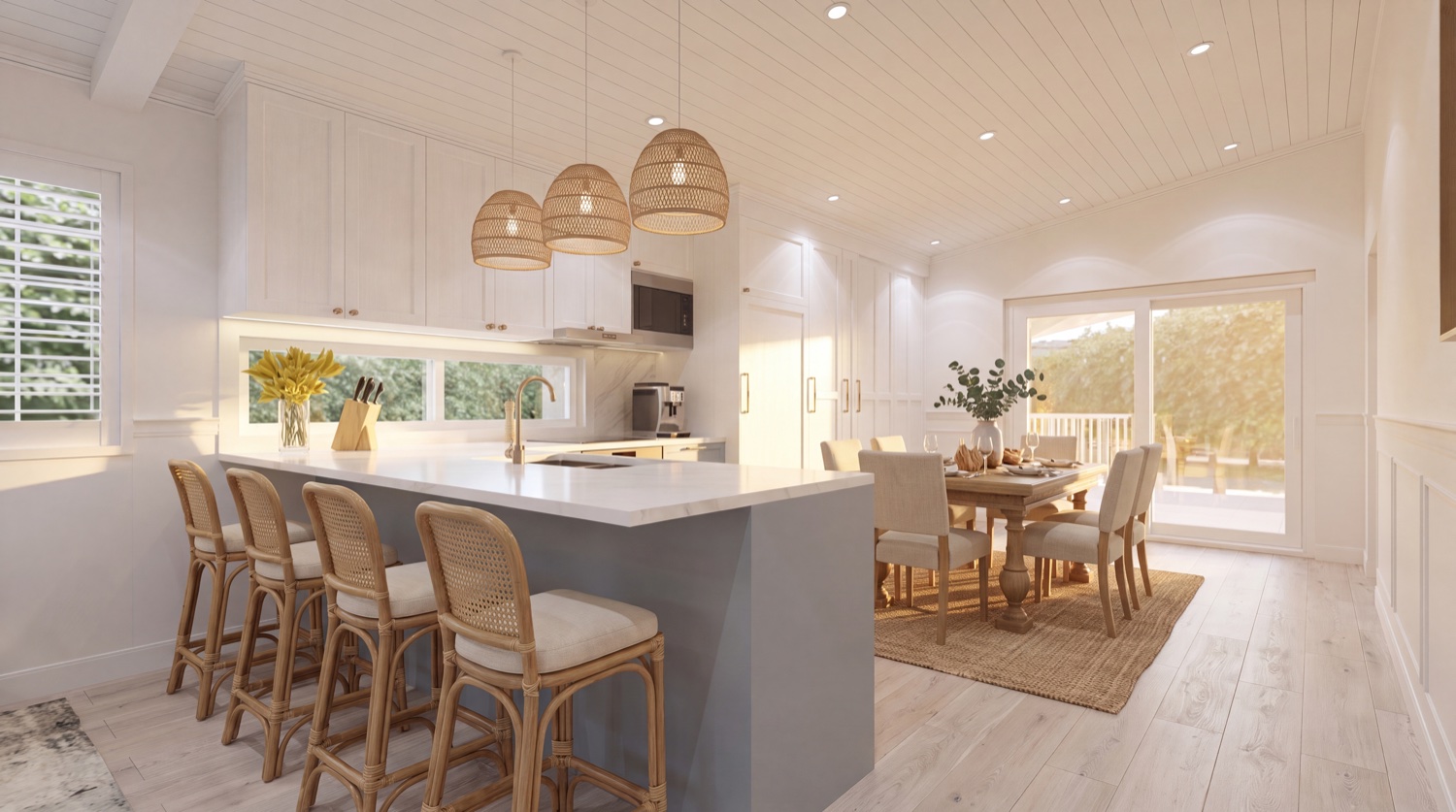 EVOKE Coastal Luxe Kitchen