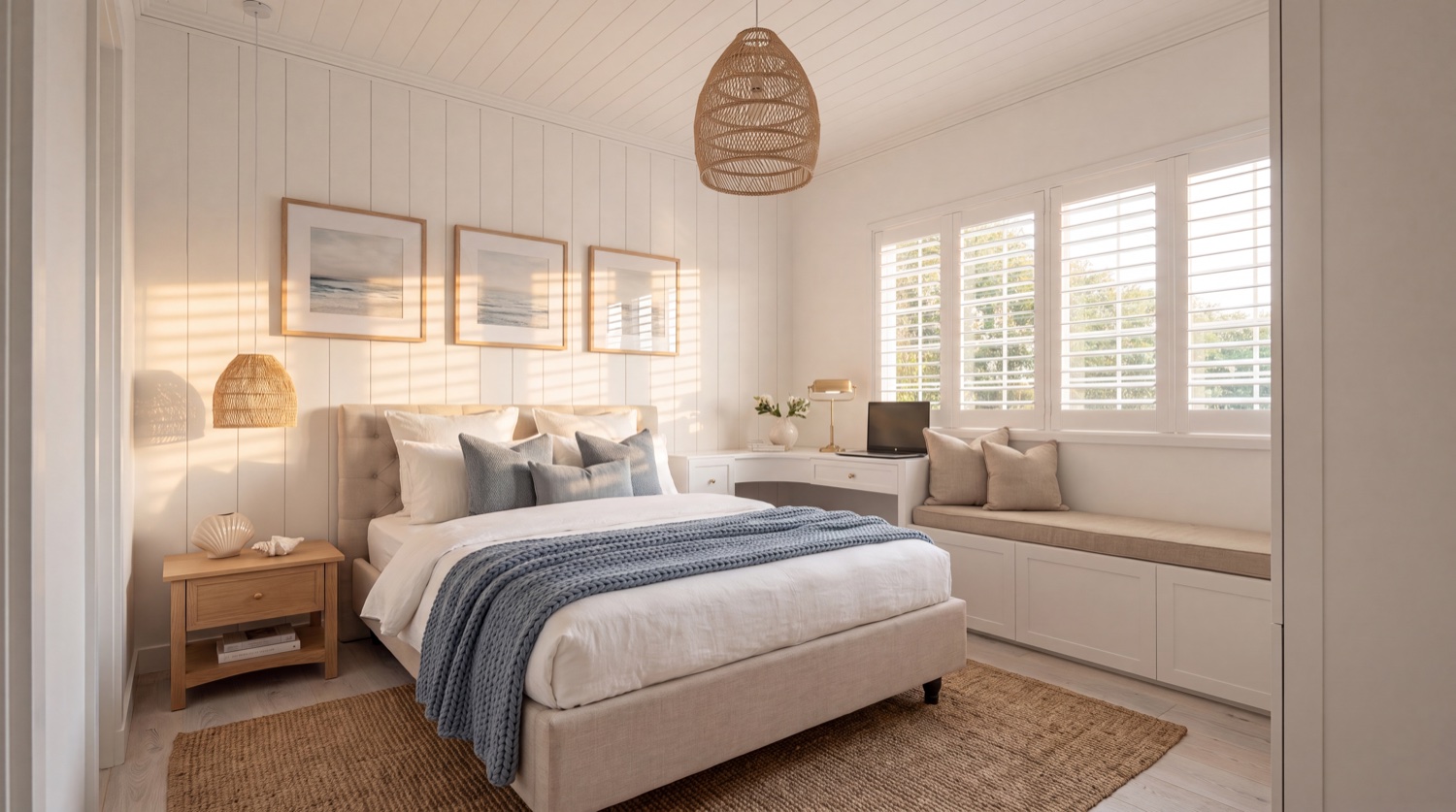 EVOKE Coastal Luxe Bedroom