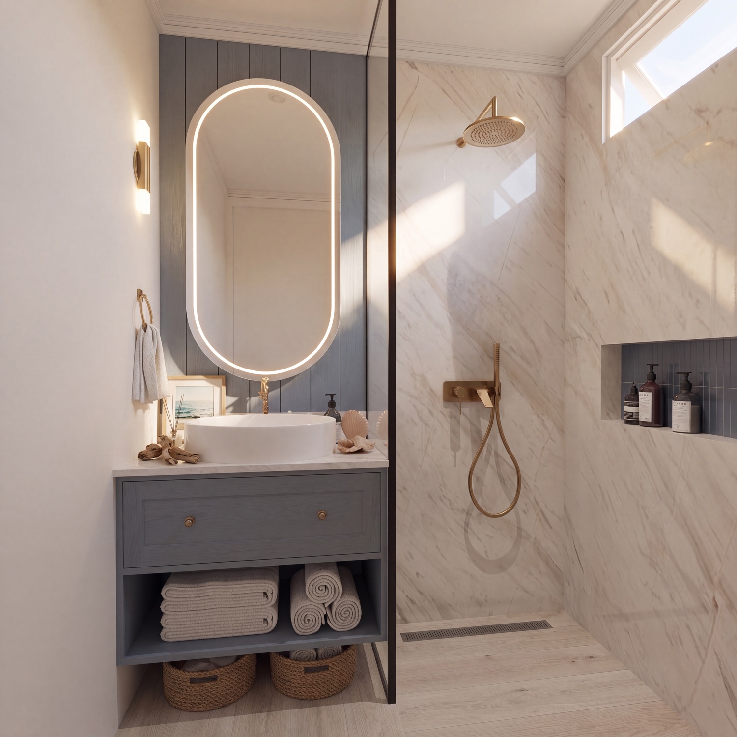 EVOKE Coastal Luxe Shower