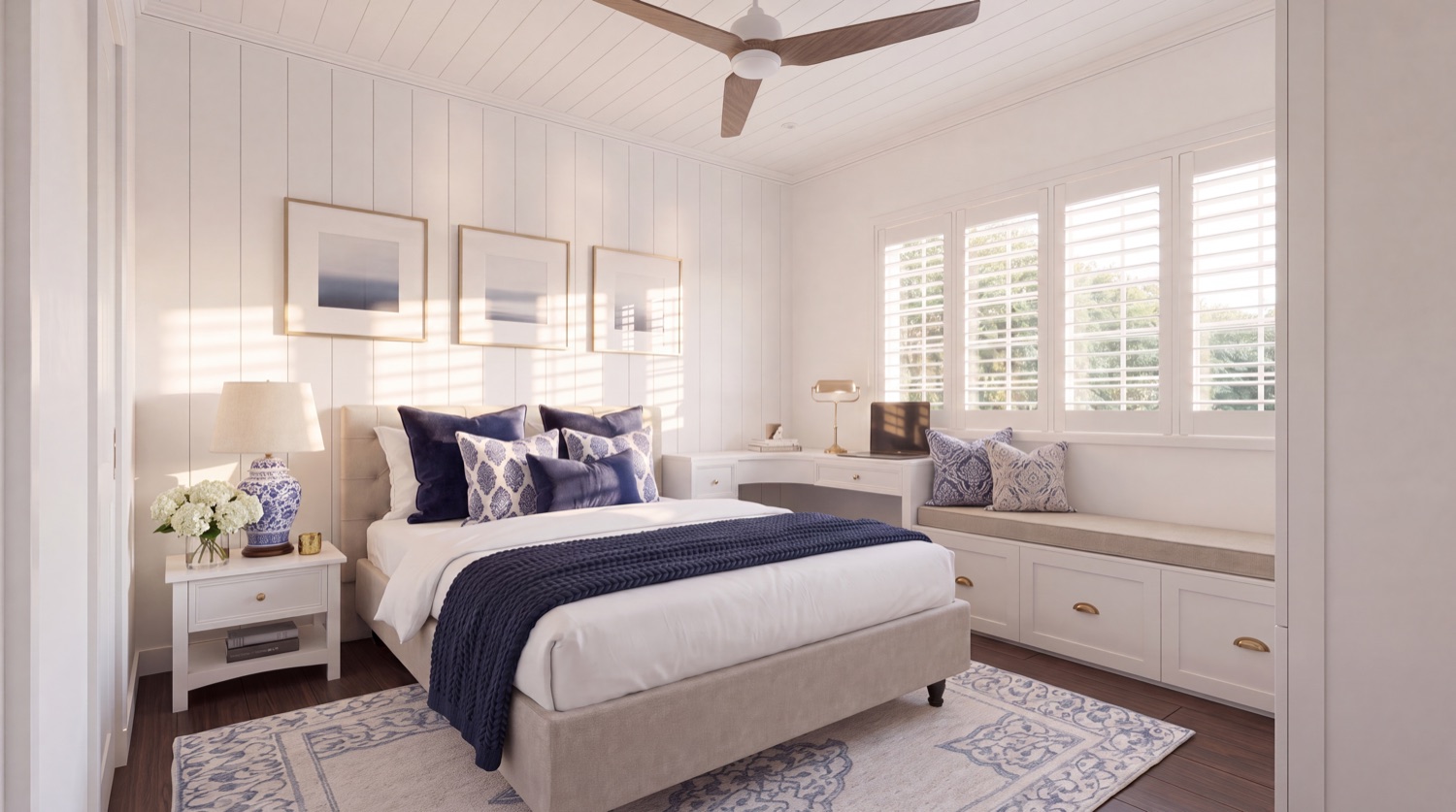 EVOKE Hamptons Bedroom