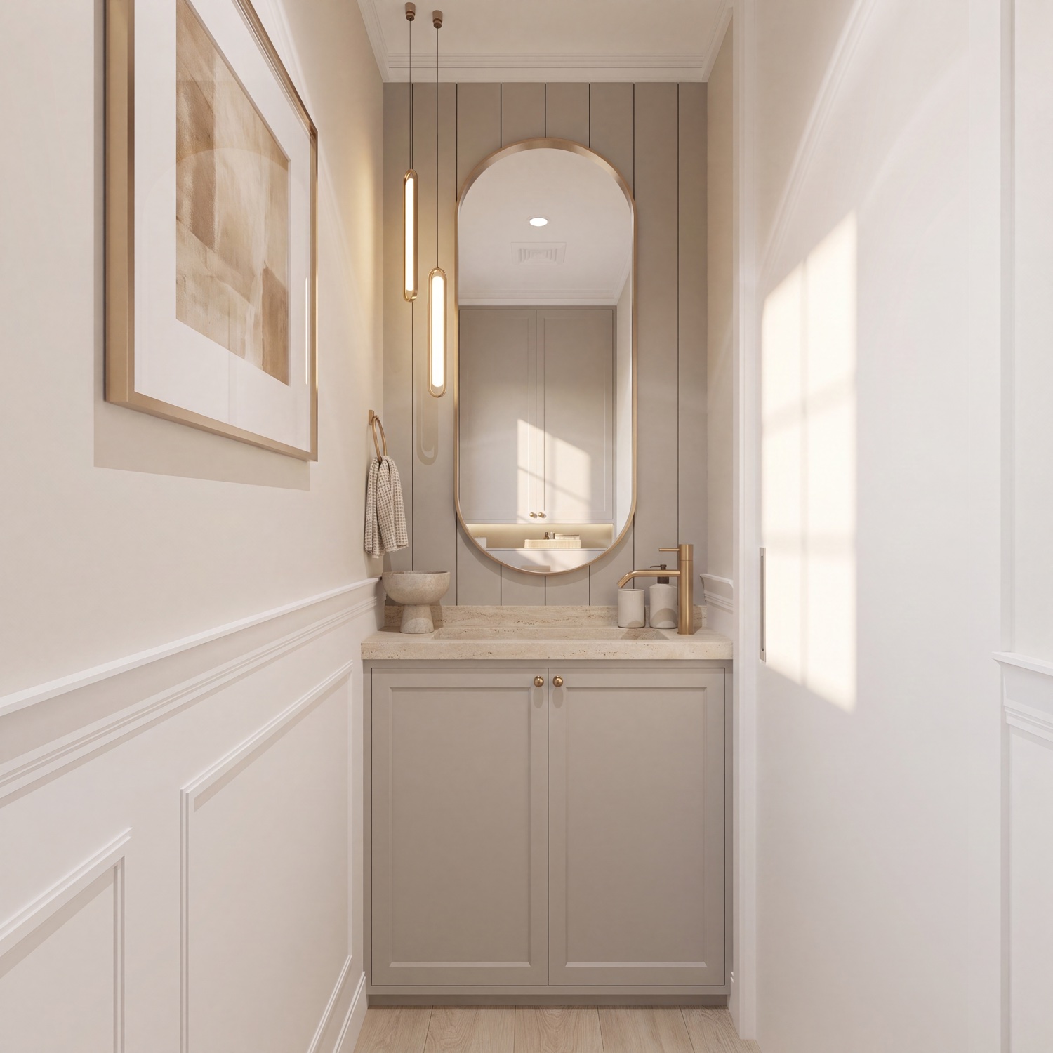 EVOKE Elegant Minimalist Vanity