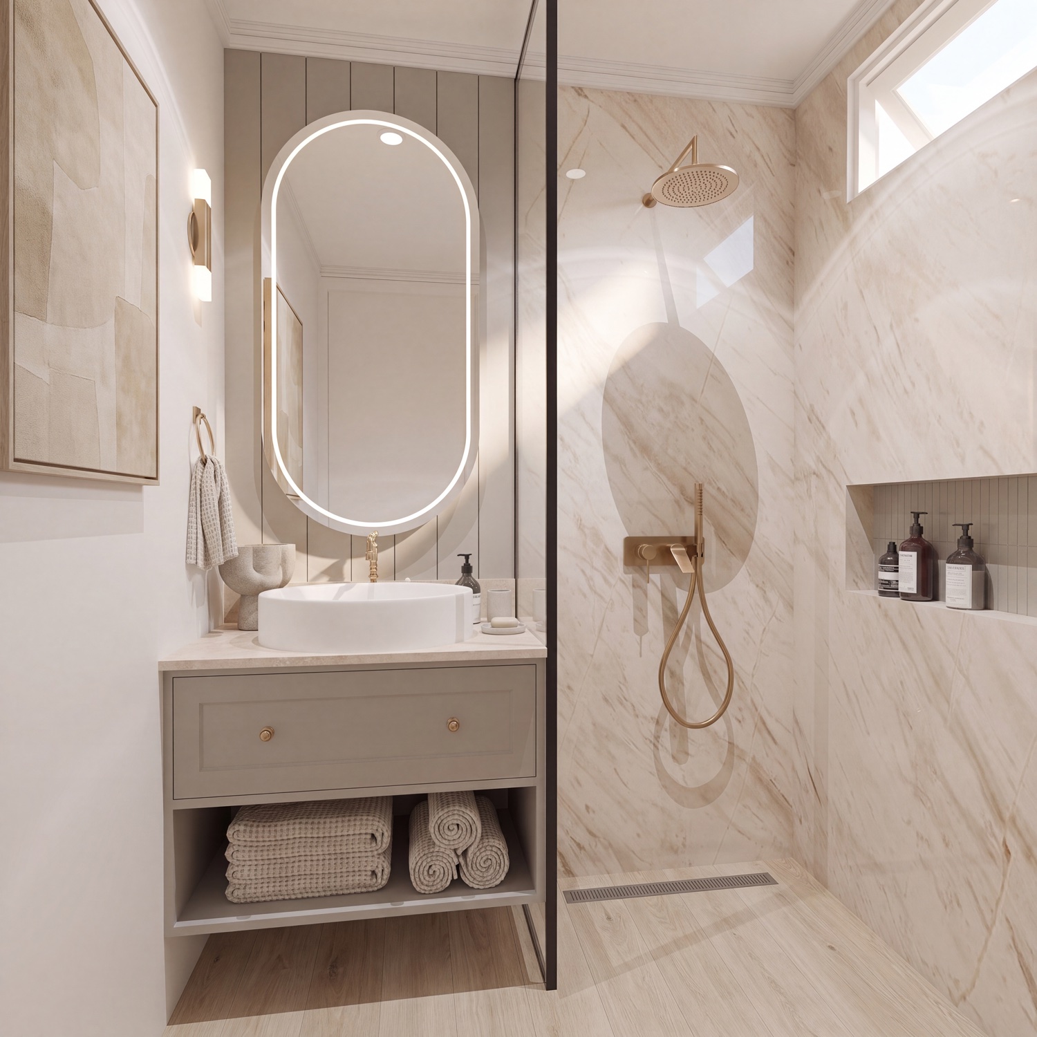EVOKE Elegant Minimalist Shower