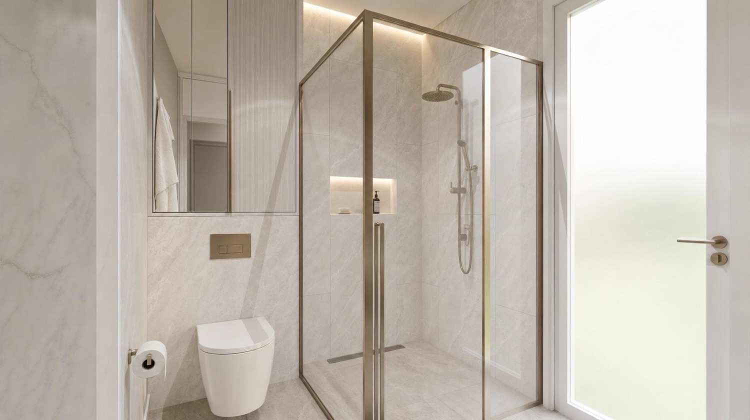NOMI Classic Panelled Bathroom — detail