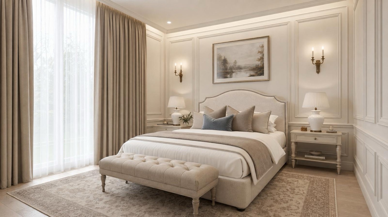 NOMI Classic Panelled Bedroom