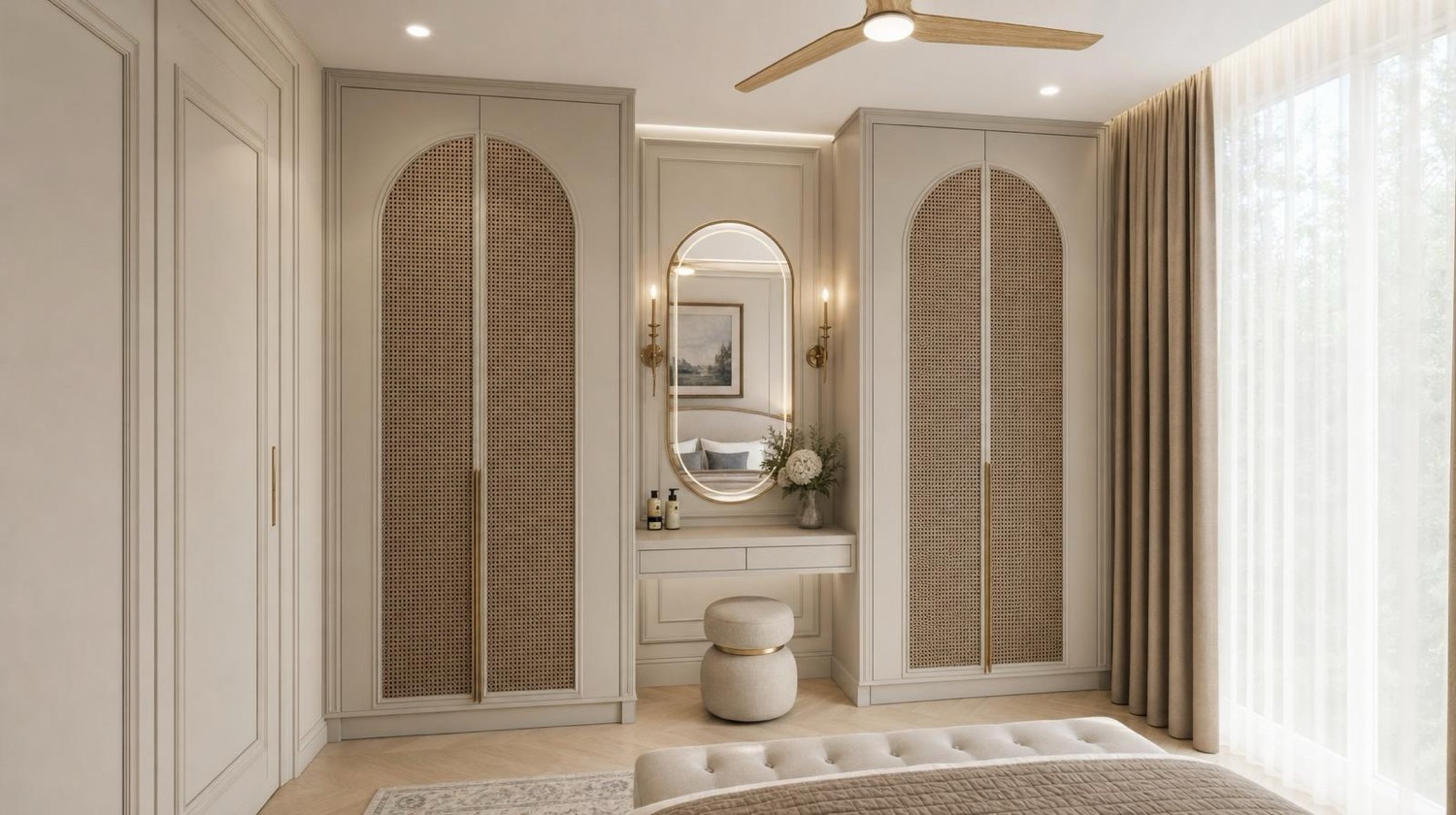 NOMI Classic Panelled Dressing wall