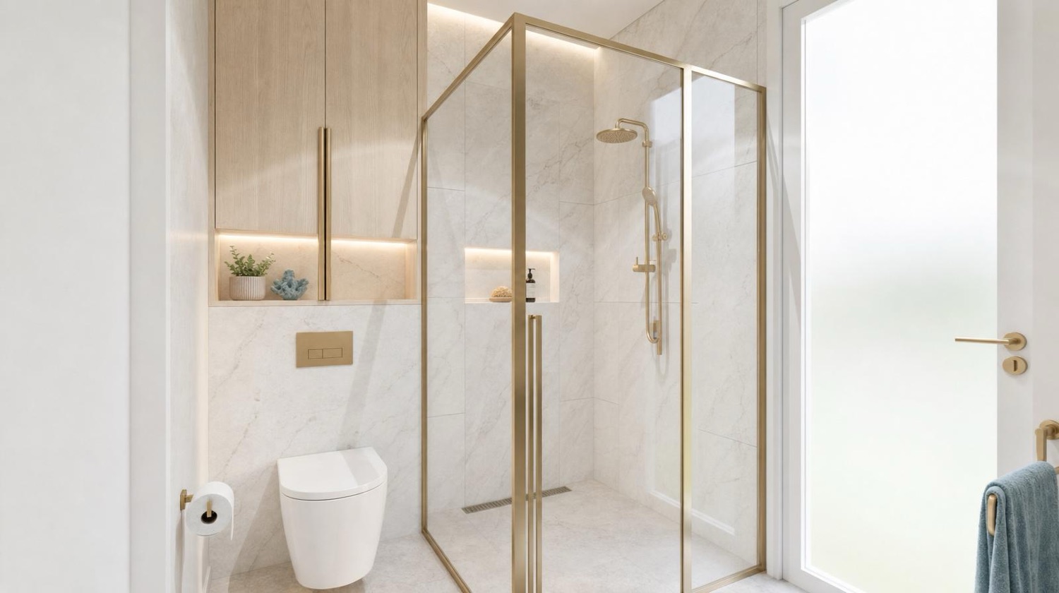 NOMI Coastal Luxe Bathroom — detail