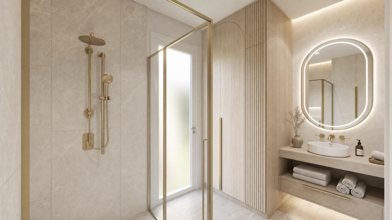 NOMI Elegant Minimalist Bathroom