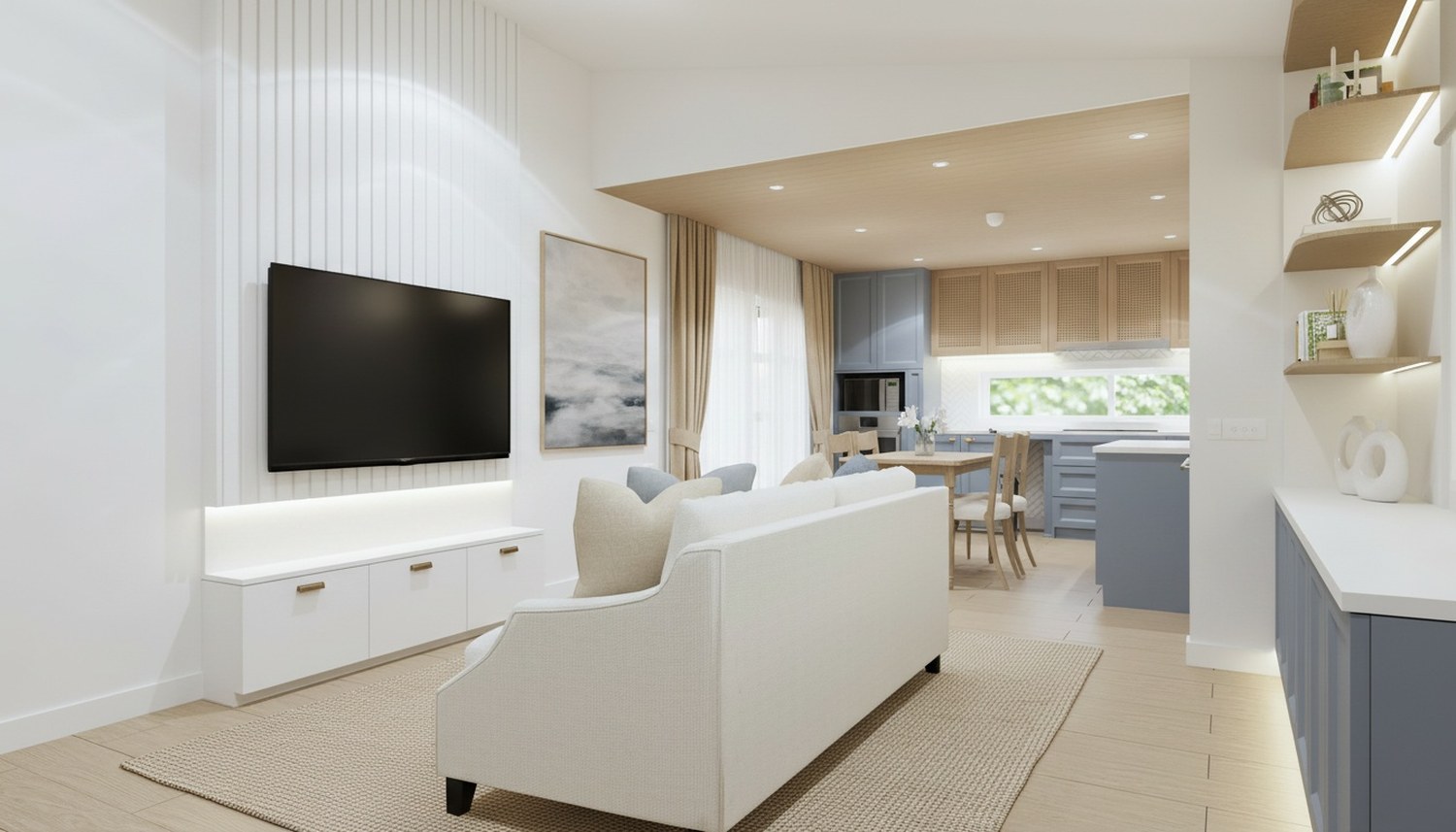 Coastal Luxe interior