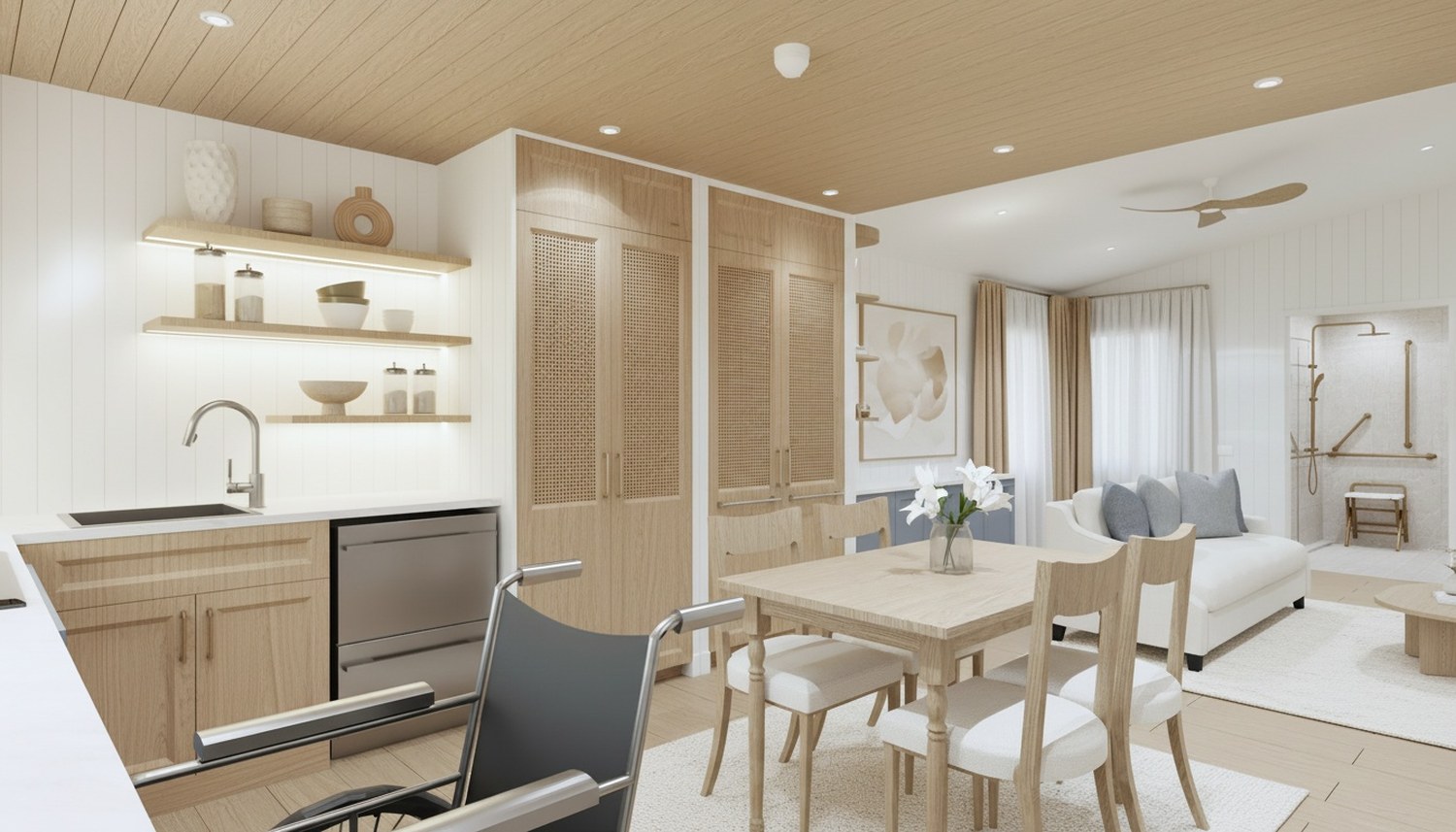 VIVID accessible kitchen and living
