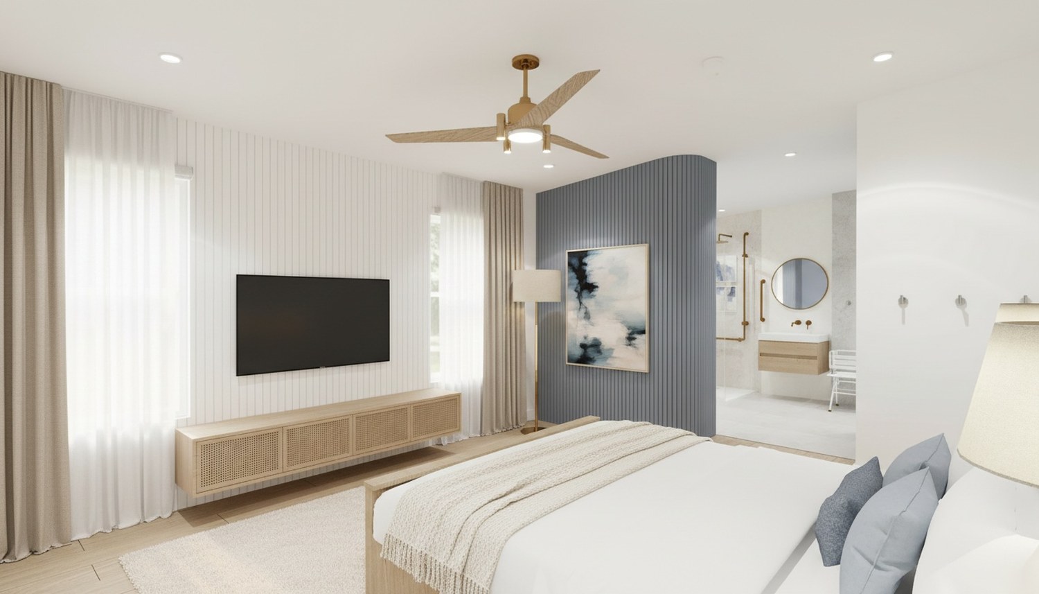 VIVID Coastal Luxe bedroom