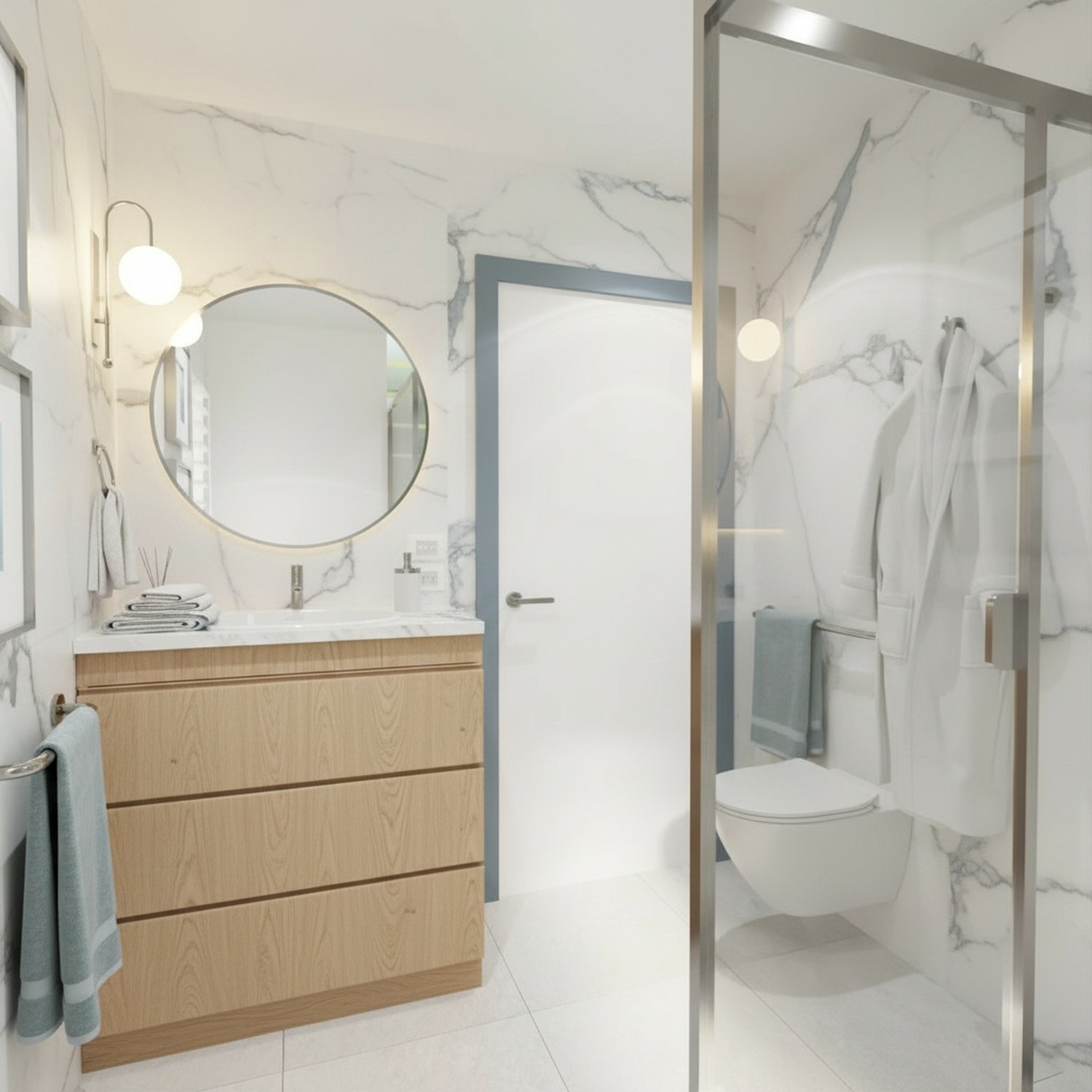VIVID Coastal Luxe second bathroom