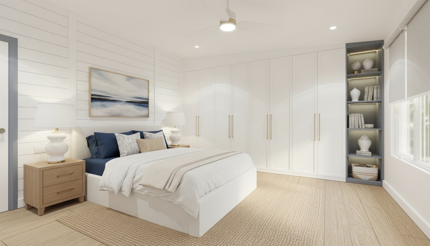 VIVID Hamptons accessible main bedroom