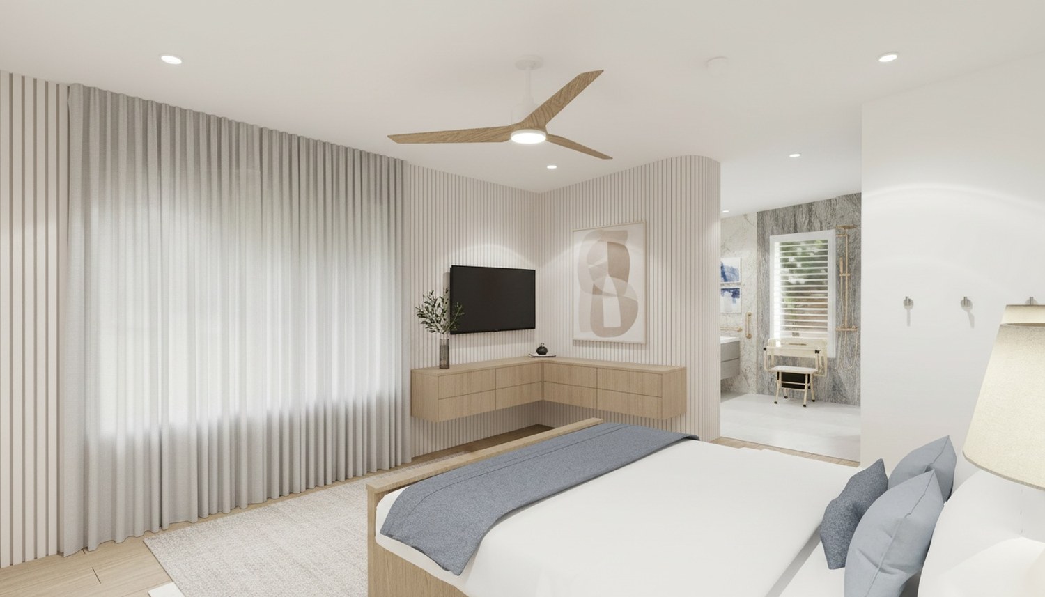 VIVID Elegant Minimalist bedroom