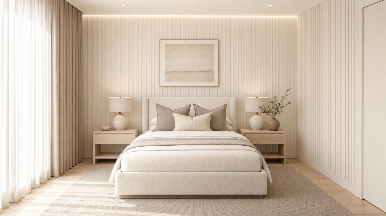 Elegant Minimalist bedroom